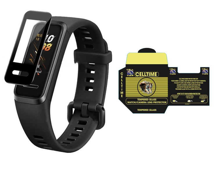 CellTime Huawei Band 4 Tempered Fiber Glass Screen Guard