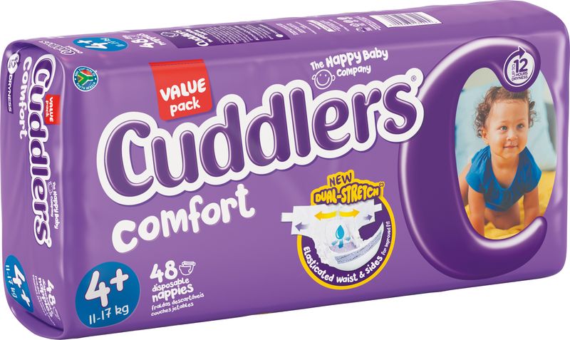 Cuddlers - Comfort - Size 4+ - 48s Value Pack