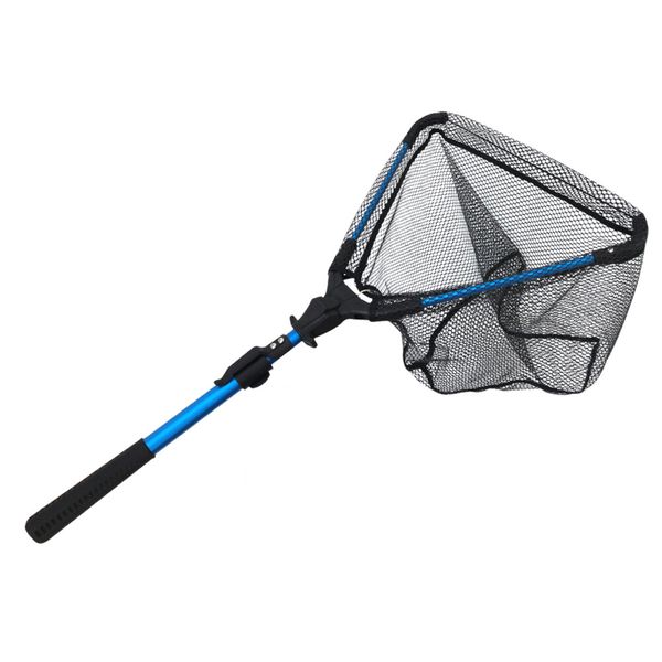 Foldable Floating Fishing Net Retractable Fish Landing Net With Handle