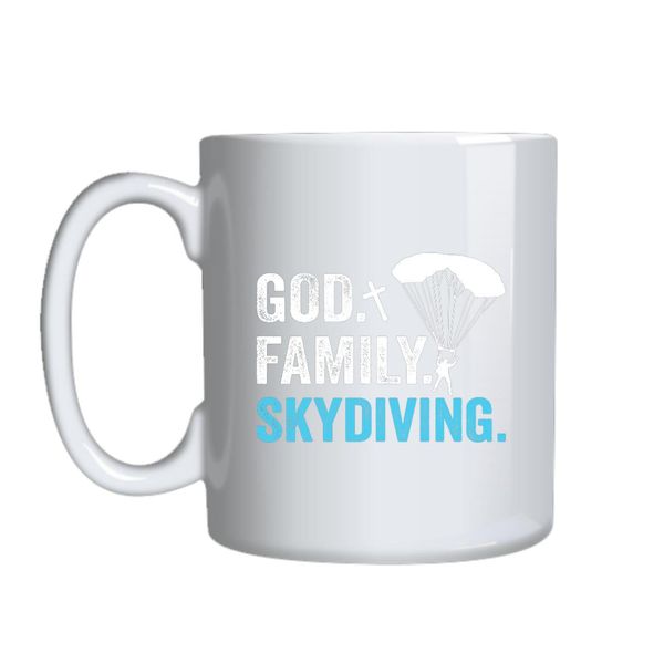 God Family Skydiving Mug Gift Idea 148