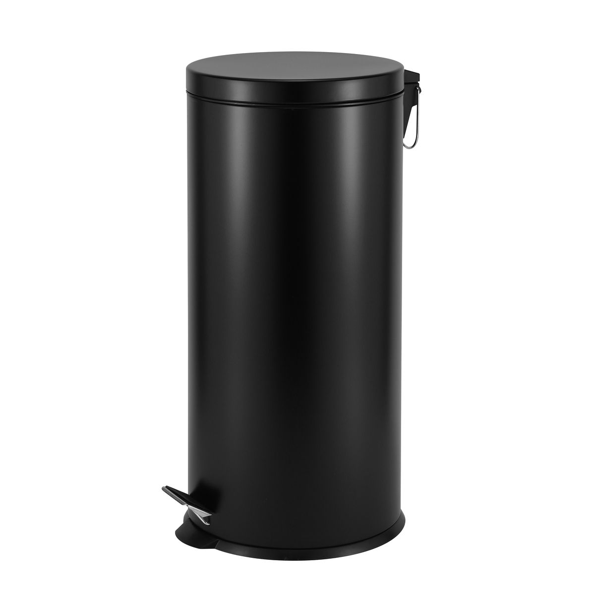 Casa Roma 5Litre + 30Litre Steel Pedal Bin Combo Set - Black Matte