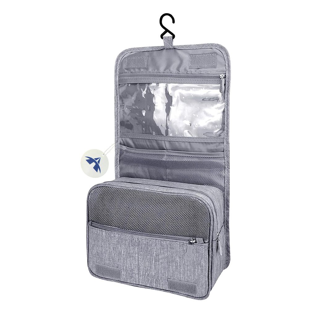 Large Capacity Unisex Hanging Travel Toiletry Bag with Sturdy Hook ...