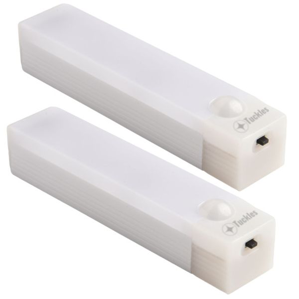 2-Pack 10cm Motion Sensor Cabinet LED Bar Light USB Recharging Wall Lights