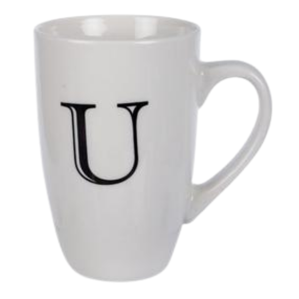 SD Homeware - Letter U Mug (2 x 400ml)