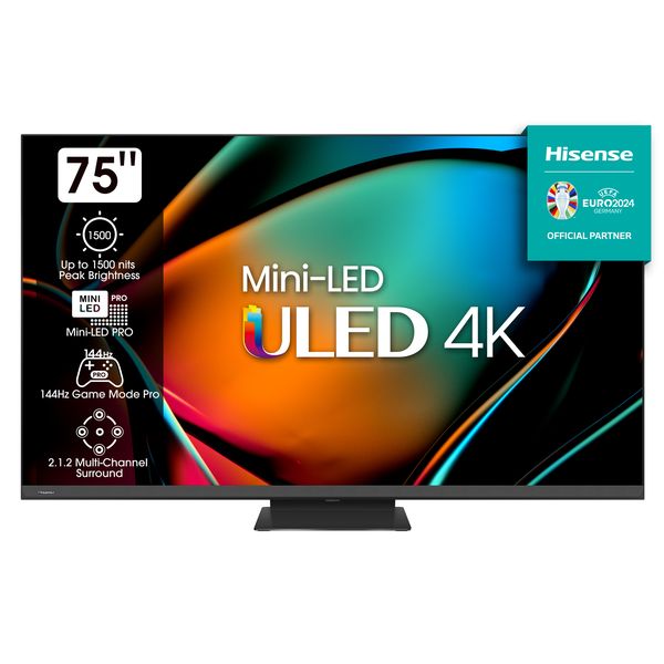 Hisense 75" U8K 144Hz 4K Smart Mini-LED Pro ULED TV with Quantum Dot &amp; HDR