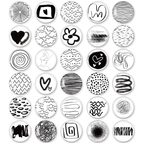 30 PCS Fridge Magnets, Gift, Notes Decor Office Cabinets Whiteboards - 3016