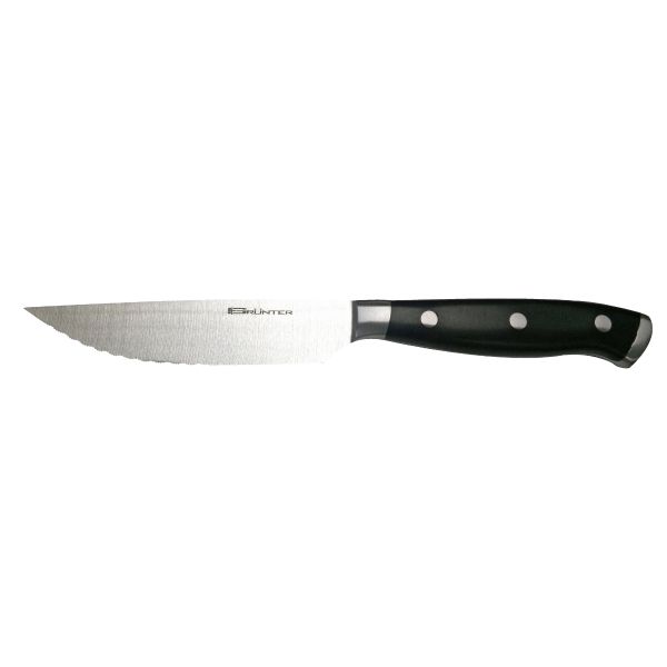GRUNTER ELEGANCE STEAK KNIFE SHARP TIP (wh) - 6pc