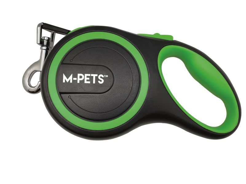M-Pets Liberty Retractable Dog Leash - Small (Green)