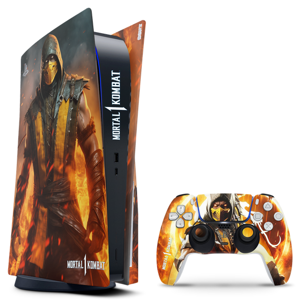 Decal Skin Compatible with PS5 Digital - Mortal Kombat 1 (Decal Only)