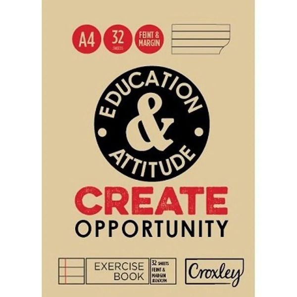 Waltons Primeline Soft Cover Exercise Book A4 32 Pg Feint Ruled x 12