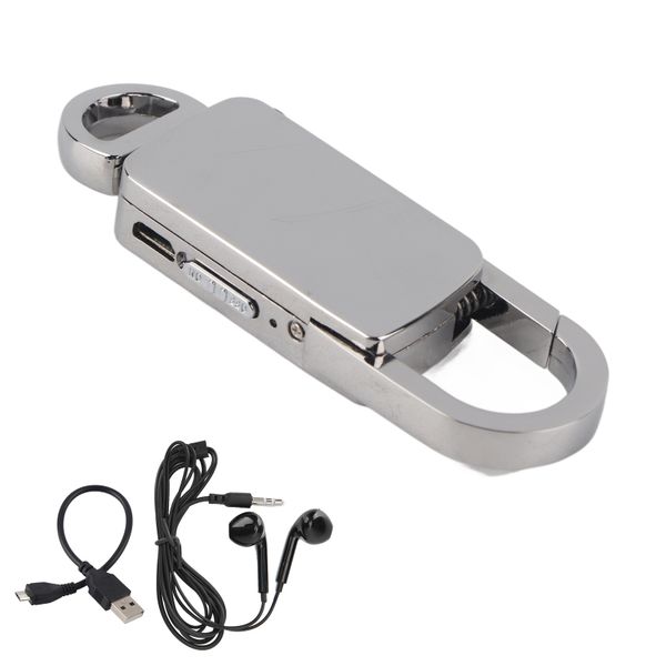 Sound Recorder Keychain Digital Voice Flash Drive Portable MP3 Player16GB