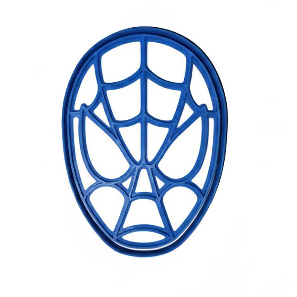 Spiderman Face Cookie Cutter - 2 Piece Set 8cm