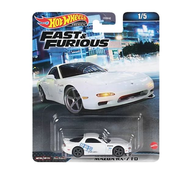 Hot Wheels HKD22 Fast and Furious Mazda RX-7 FD Premium-1/64 Scale