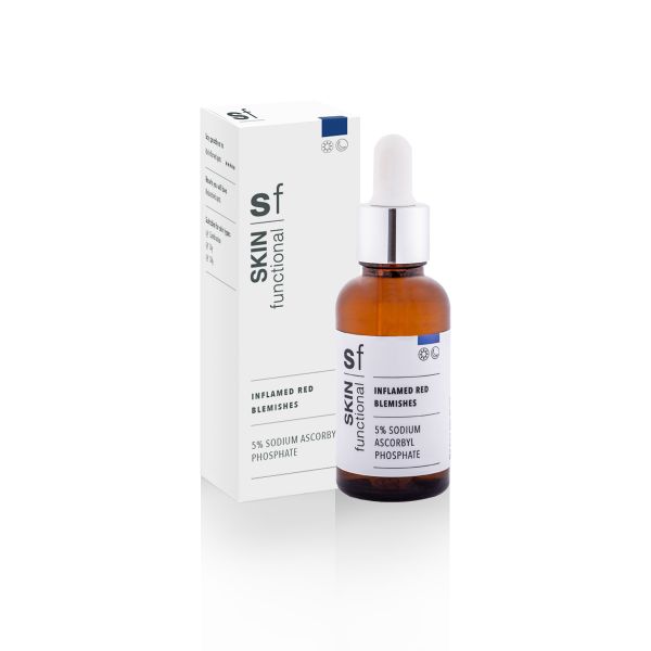 SKIN functional 5% Sodium Ascorbyl Phosphate, Inflamed Red Blemishes