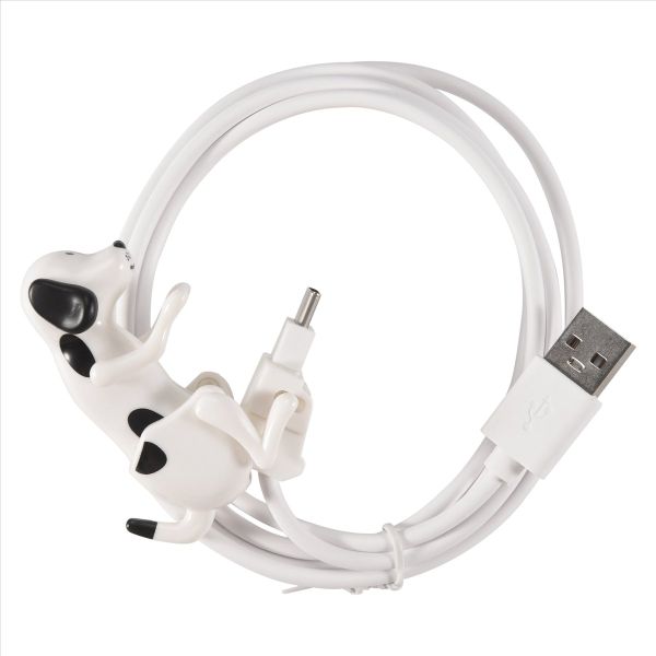 For Type-C Fast Charger Cable Humping Dog 1 2M Charging Cable White