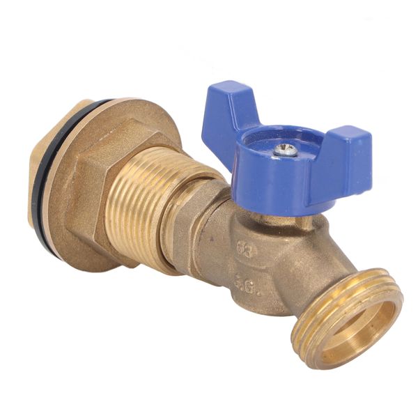 Quarter Turn Brass Ball Valve for Rain Barrel Tank