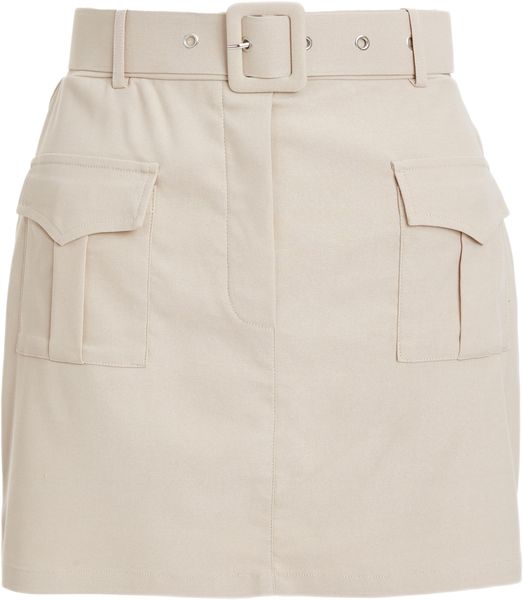 Quiz - Women Stone High Waisted Cargo Skort