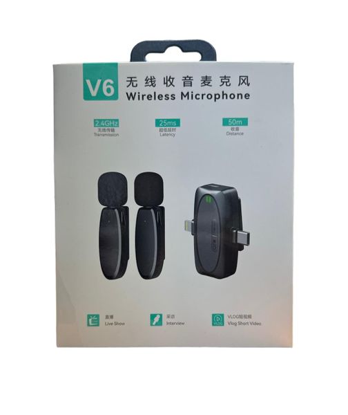 V6 Wireless Microphone Lightning/Type-C