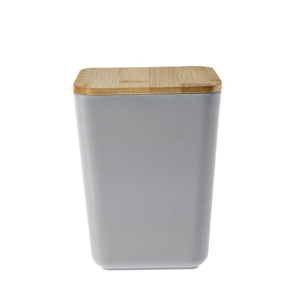 George &amp; Mason - Lita Bamboo Fibre Square Canister Medium -Grey