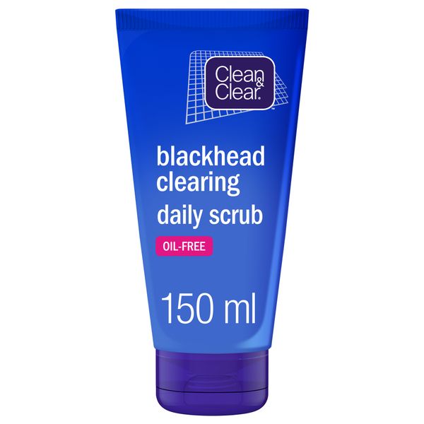 Clean &amp; Clear Daily Face Scrub, Blackhead Clearing, 150ml