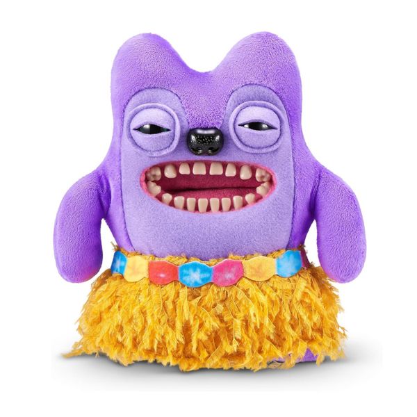 Fuggler Vacay Vibes by ZURU, Collectible Plush - Greedy Grinner - Purple