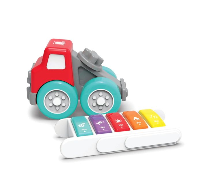 BB Junior Fire Truck with Musical Piano for Toddlers (21cm Long)