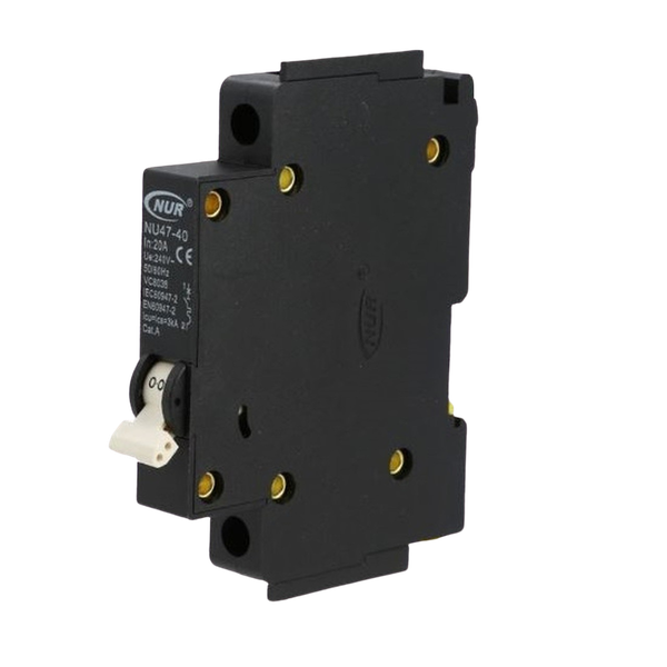 NUR Single Pole Circuit Breaker 3kA 32Amp For Mini Rail