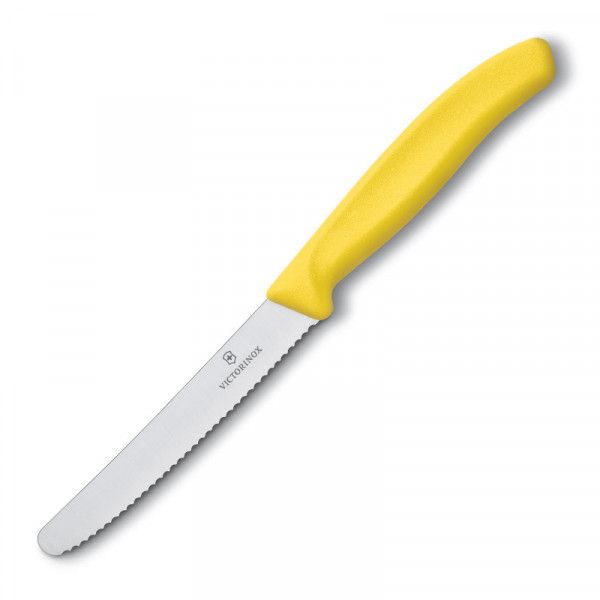 Victorinox Table Knife Serrated 11cm Yellow