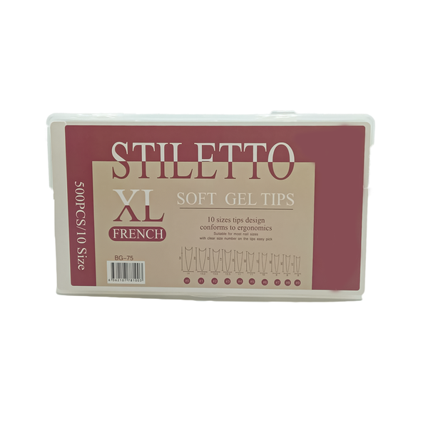 Soft Gel Tips Medium Stiletto - 500