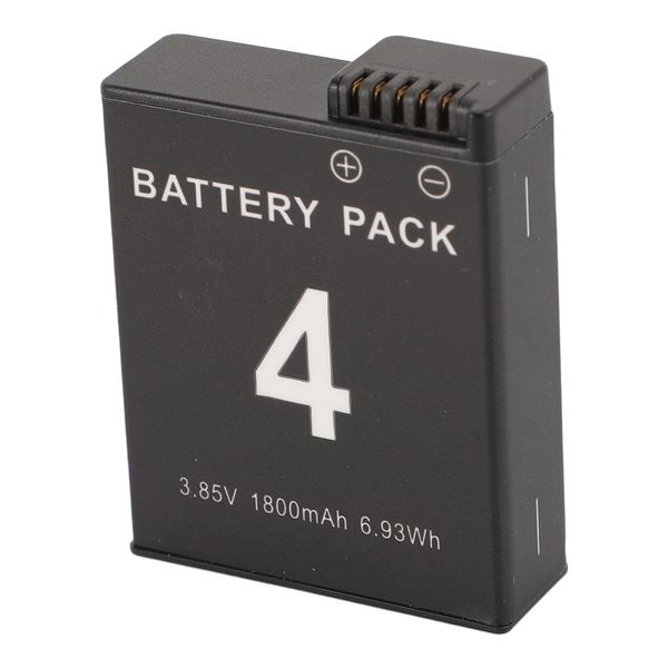 3 Pieces 1800mAh Batt Charger Kit Compatible With Osmo Action 3/4