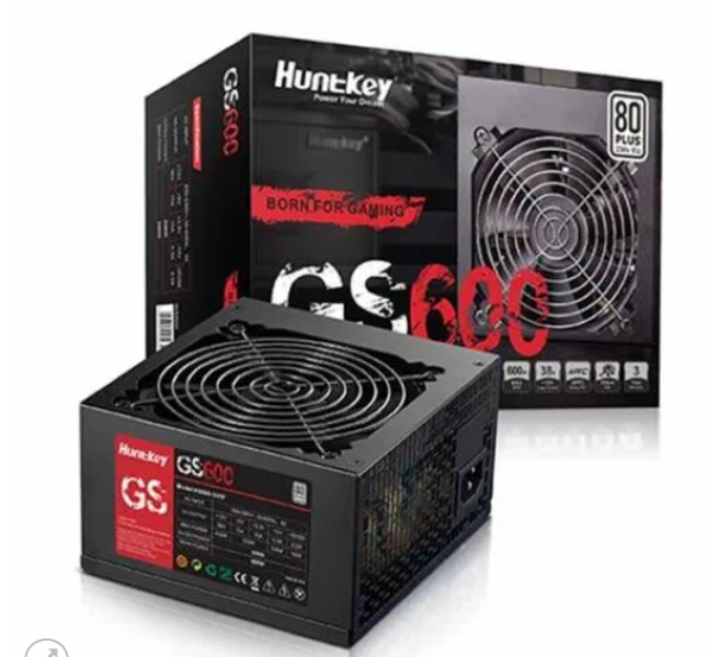 Huntkey GS-600 600W 12cm Power Supply - Grey