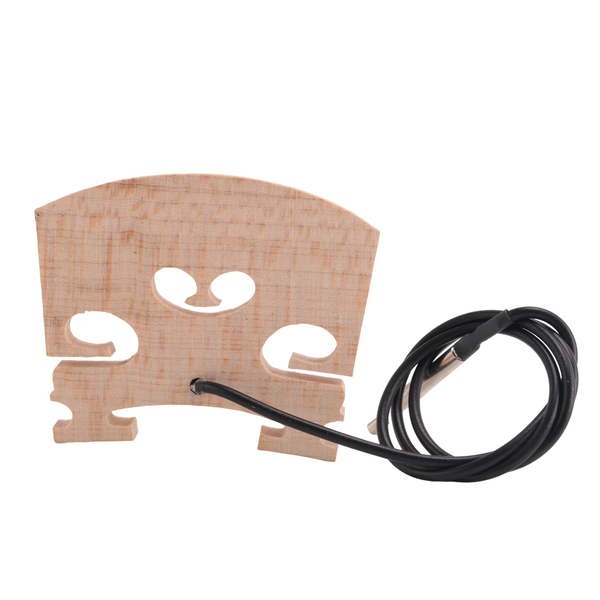 1Pcs Violin Bridge with Internally Mounted Piezo Pickup for 4/4 Full Size E