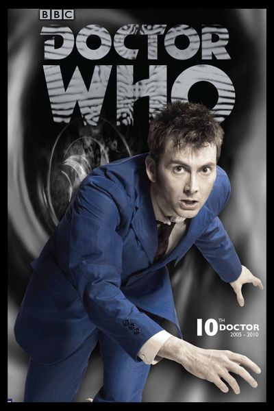 Doctor Who - The 10th Doctor Poster with Black Frame