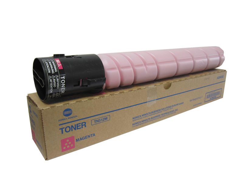 Compatible Magenta Toner Cartridge for Konica Minolta Bizhub - TN512