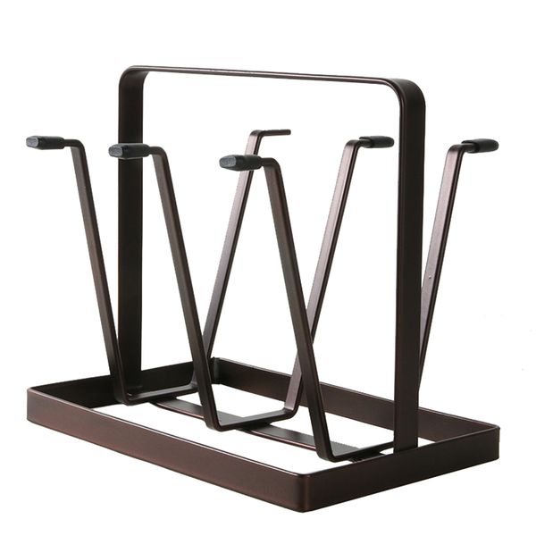 6 Cups Drying Display Rack Stand