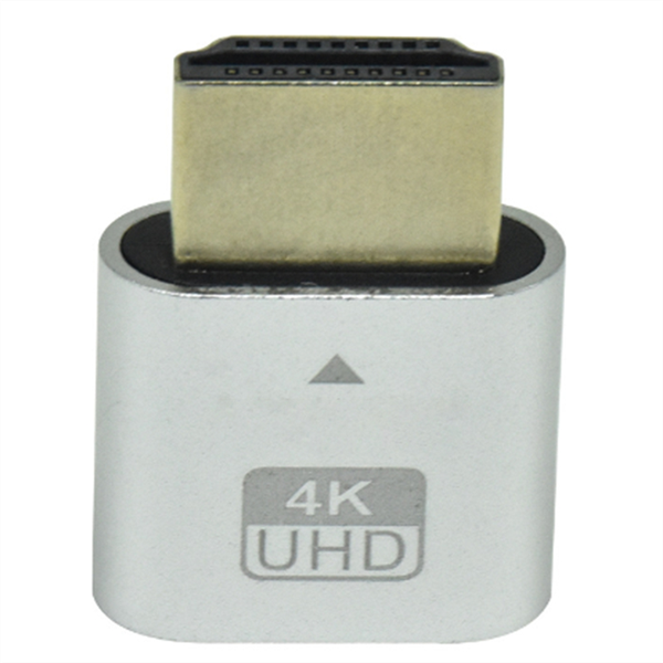 HDMI-Compatible 4K Dummy Plug with LED Light B