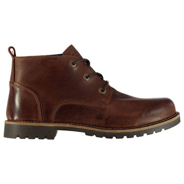 Firetrap Mens Hylo Leather Boots - Brown [Parallel Import]