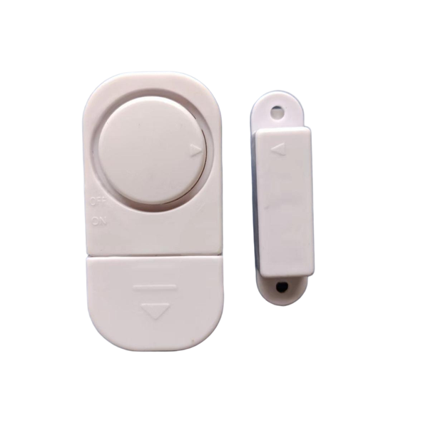 2-Pack Stick-On Door Alarm - Magnetic Sensor Home Security Alert
