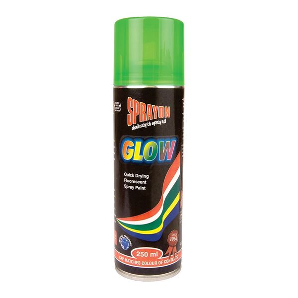 Sprayon Glow Green Spray Paint (300ml)