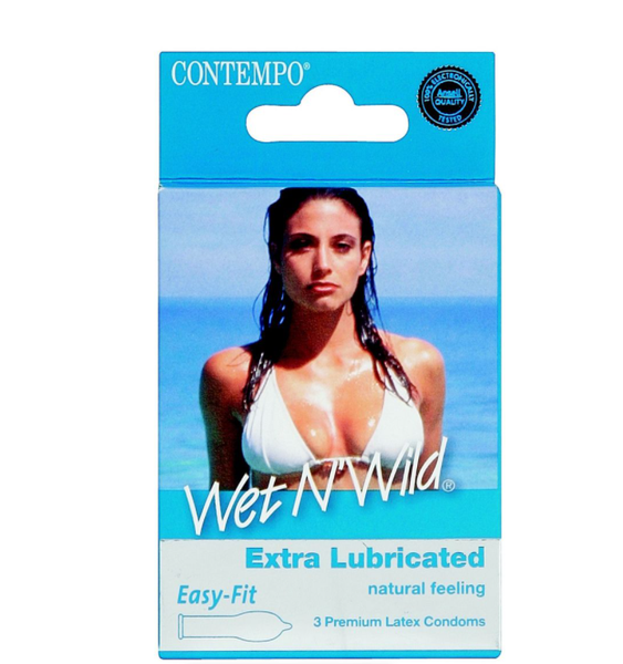 Contempo Condoms Wet 'n Wild (6 x 3's)