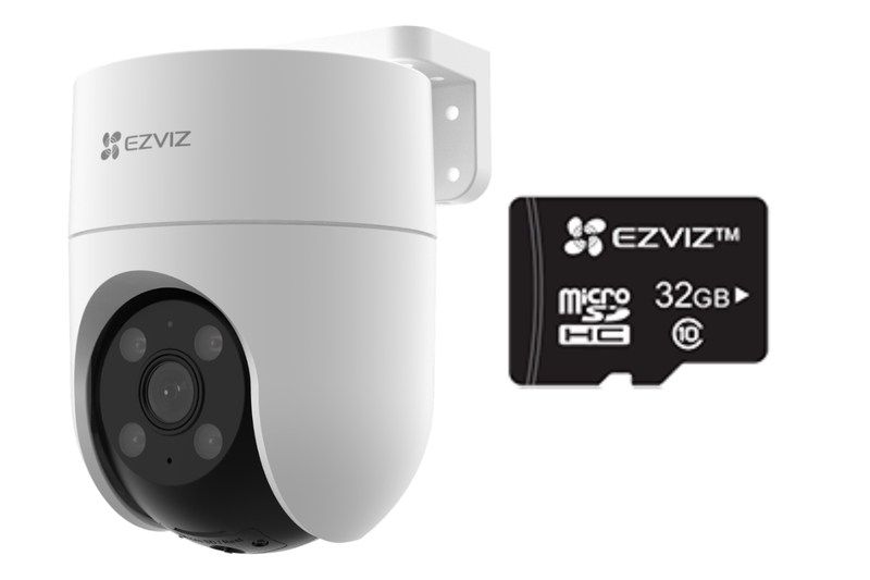 EZVIZ H8C Full HD Outdoor PT WiFi Camera with 32GB SD Card