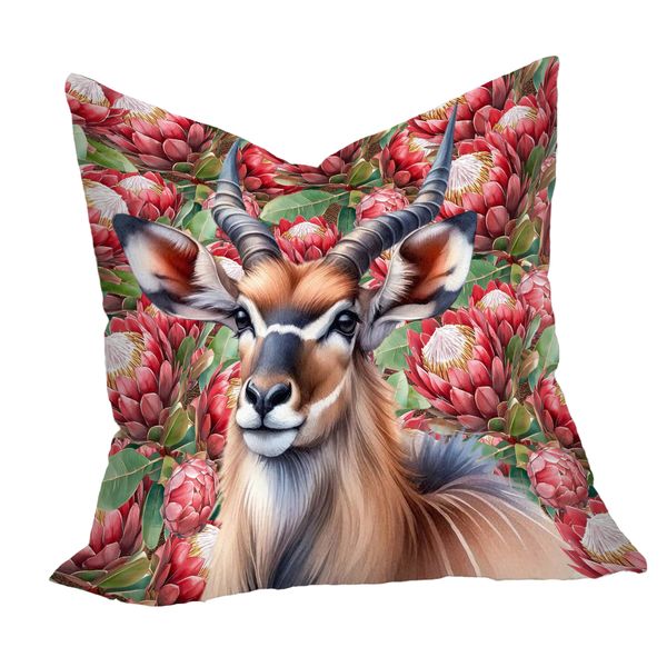 Kudu &amp; Red Protea Luxury Scatter