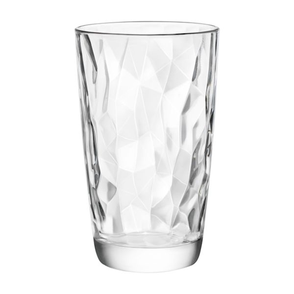 Diamond Tall Glass 470ml - 6 Pack