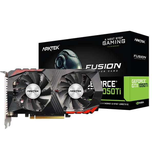 Arktek Nvidia GT1050Ti 4GB GDDR5 128-bit HDMI / DVI / DP Graphics Card