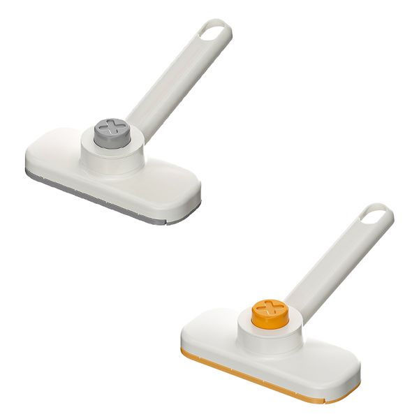2 Pieces Rotating Facial Towel Mop Automatic Wet Mop For Floors