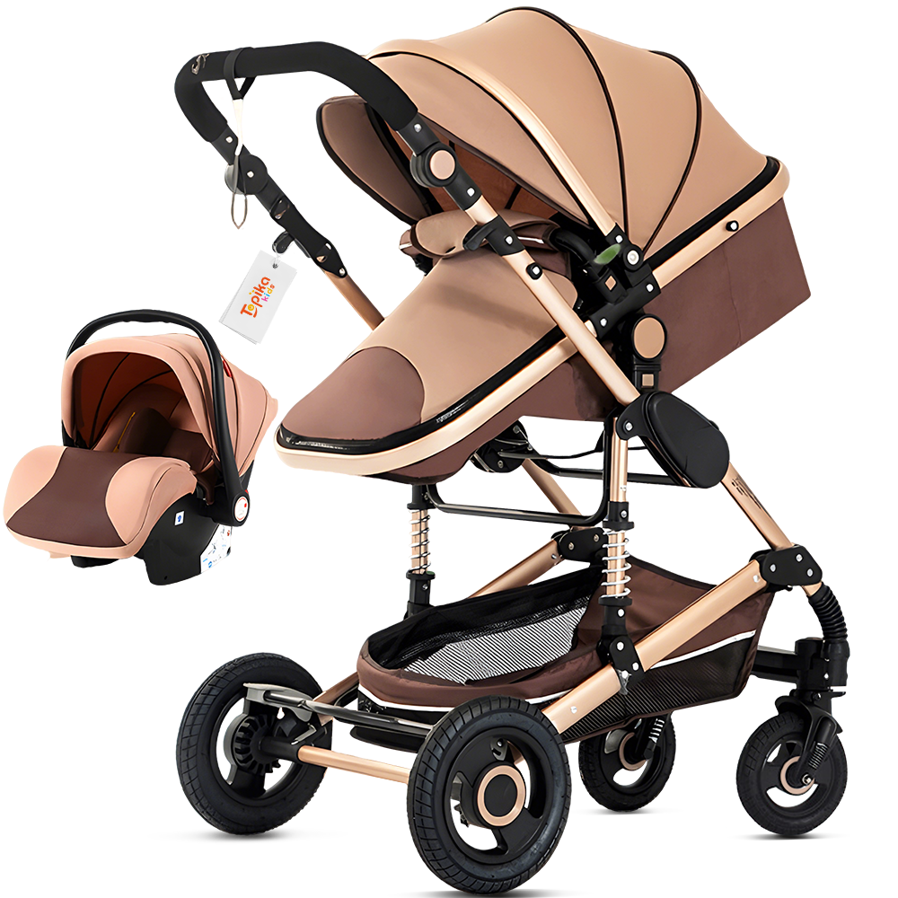 TopikaKids Baby Travel System 3-in-1 with Car Seat, Baby Stroller for 0-36m