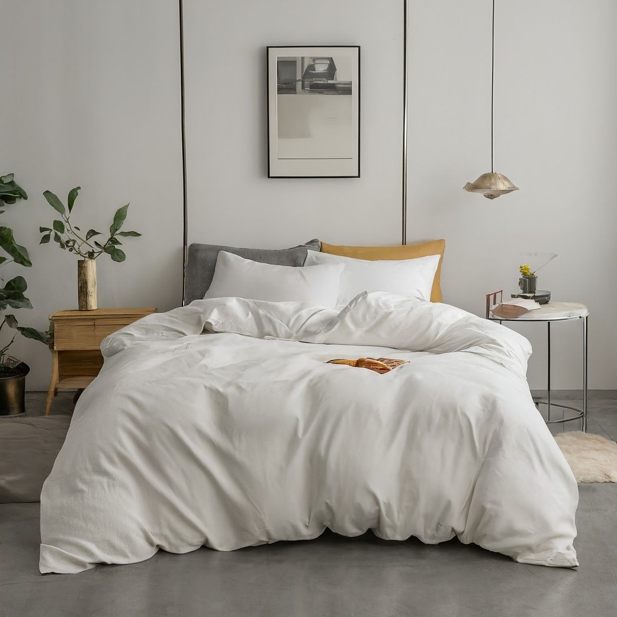 PolyCotton Duvet Cover Set - White | Shop Today. Get it Tomorrow ...