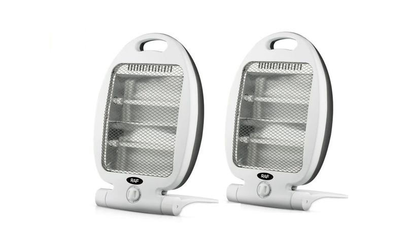 Electric quartz super Heater 800w With Mini Metal Wallpaper 2 Pieces