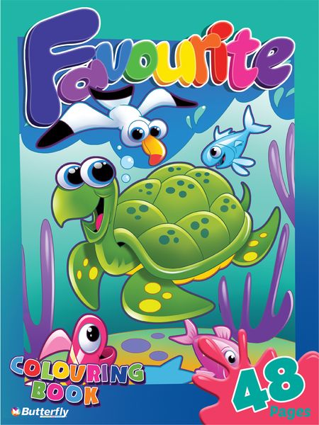Butterfly Favourite Colouring Book 48 Pages