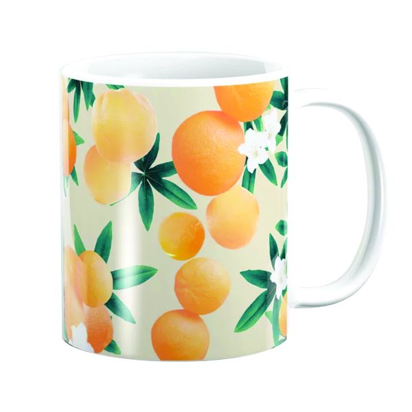 PepperSt mug - Orange Twist Flower Vibes